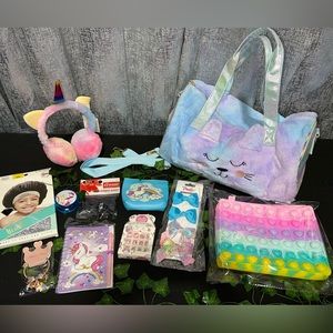 #076 11pc Unicorn Theme Bundle Set